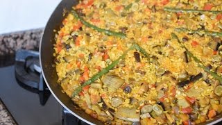 Paella de verduras  VEGANA [upl. by Nilek760]