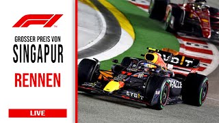 Großer Preis von Singapur Das Rennen  Formel 1 Live Watchparty Livetiming [upl. by Kind]