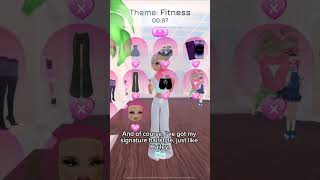 Dress to Impress Theme is Fitness Inspired by Hailey Fernan dresstoimpress roblox dti royal [upl. by Enyawad]