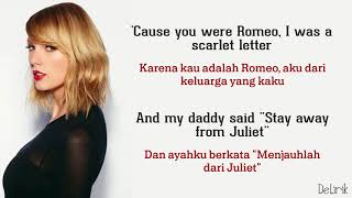 Love Story  Taylor Swift Lirik video dan terjemahan [upl. by Nole]