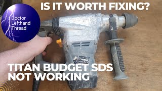 Fixing A Titan TTB278SDS Drill powertool titan screwfix repair howto diy powertoolrepair [upl. by Kemeny]