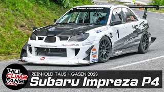 700hp Subaru Impreza P4 Turbo  Reini Taus  HillClimb Gasen 2023 [upl. by Aicileb287]