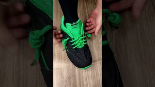 Fancy Lacing Techniques for Sneakers youtubeshorts [upl. by Ransell581]