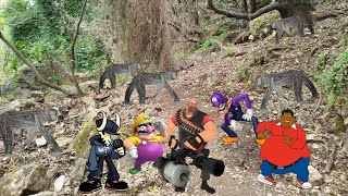 Wario amp Friends Dies By Troop Of Western Chimpanzees After Provoking Them ln The Jungle [upl. by Eelahc892]