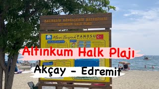 ALTINKUM HALK PLAJI  AKÇAY  EDREMİT  BALIKESİR [upl. by Chisholm]