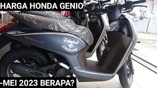 Harga Honda Genio CBS amp CBS ISS Mei 2023 hondagenio geniocbs geniocbsiss genio honda harga [upl. by Aerbas]