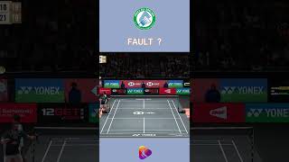 Momen Kontroversial Anthony Ginting VS Viktor Axelsen di QF All England 2024 shorts [upl. by Beauvais370]