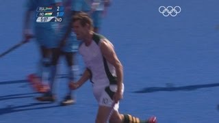 South Africa v India  Mens Hockey Classification  London 2012 Olympics [upl. by Oidivo18]