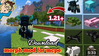 Morph Mod for Minecraft Pe 121  Mediafire 🤫🤯 [upl. by Giesser]