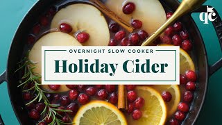 Holiday Cider Slow Cooker [upl. by Hgielram]