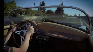 Porsche 356 Speedster Replica by Vintage Speedsters Driving Video [upl. by Boot]