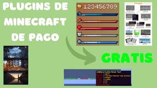 PLUGINS de MINECRAFT de PAGO TOTALMENTE GRATIS [upl. by Jaan]