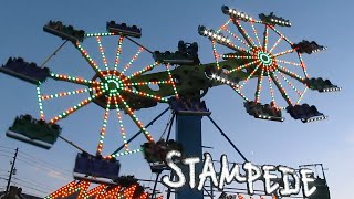 Stampede Wisdom  OffOn Ride  Great Allentown Fair 2014 [upl. by Wetzell]