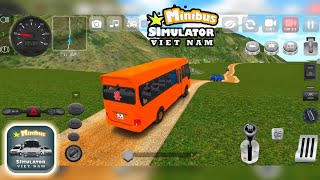 Minibus Simulator Vietnam  Car Hyundai County  Skins Màu cam  GP41 [upl. by Andee]