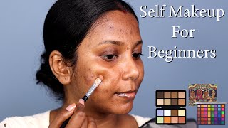 Self Makeup Tutorial Step By StepSimple Makeup For Beginners Easy MakeupGuest Makeup For Wedding [upl. by Oinota385]