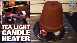 EASY Tea Light Candle Heater Build [upl. by Starobin643]