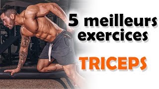 Les 5 meilleurs exercices TRICEPS masse musculaire  ksCoaching [upl. by Prevot]