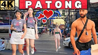 【4K 🇹🇭】Phuket 2024 Patong Beach Walking Tour [upl. by Kcaz]