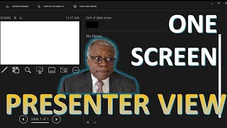 How To Use Presenter View With One Screen In PowerPoint [upl. by Gallard]