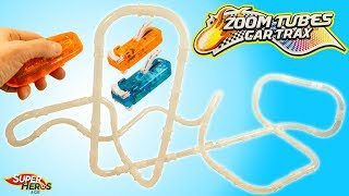 Zoom Tubes Car Trax Circuit de Voitures en 3 dimensions Jouet Noel 2018 [upl. by Eyllek153]