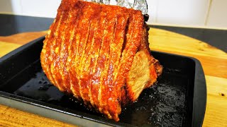 The Best Pork Crackling Roasted Loin Of Pork on the Bone SRP roastpork porkcrackling [upl. by Endys]