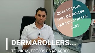 A melhor forma de tratamento da cicatriz de acne Dermaroller microagulhamento tunelização e IPCA [upl. by Ennairod]