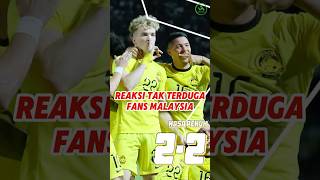 REAKSI MENGEJUTKAN FANS MALAYSIA SETELAH DITAHAN IMBANG KAMBOJA [upl. by Olson]