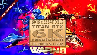 Warno gameplay in 6K video resolution  Apple Pro Display XDR  6016 x 3384 pixels  Titan RTX  6K [upl. by Rossner696]