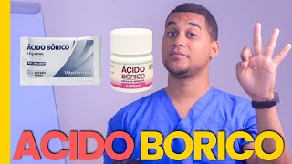 ACIDO BORICO PARA QUE SIRVE  3 COSAS [upl. by Taddeusz]