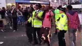 Notting Hill Carnival 2013 POLICE DANCING [upl. by Assyral372]