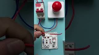 Oneopening fivehole wiring sharing Electrician Switch and socket wiring method [upl. by Cristabel]