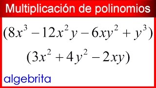 Multiplicación de polinomios por polinomios OMP 166 [upl. by Kirtap546]