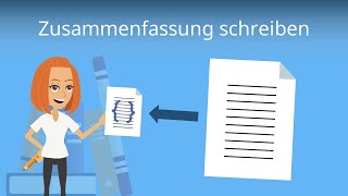 Zusammenfassung schreiben  einfach erklärt [upl. by Groscr]