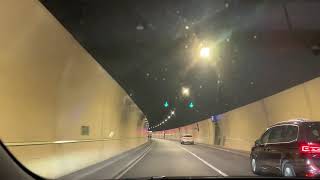 Entering into Tunnel on A3 in Hindhead [upl. by Ettenal]