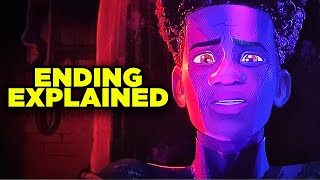 SpiderMan Across the Spiderverse ENDING EXPLAINED SPOILERS [upl. by Dlarej]