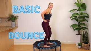 10 Min Beginner Mini Trampoline  Low Impact Cardio [upl. by Philoo]