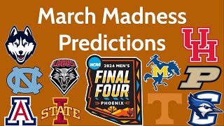 2024 March Madness Predictions [upl. by Quickman]