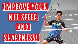 4 Drills to Improve Your Net Play in Doubles  Badminton Training Tutorial [upl. by Nallac]