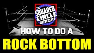 THE ROCK BOTTOM  How to do a Rock Bottom  The Rock Dwayne Johnsons finisher wrestling move [upl. by Einnoj]