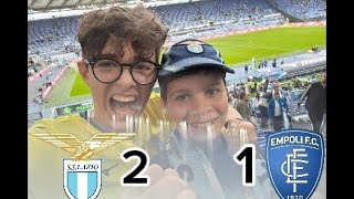 Lazio Empoli 21 react allo stadioFranziscox011 [upl. by Sikleb]