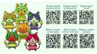 Yo kai watch 2 qr codes [upl. by Hook]