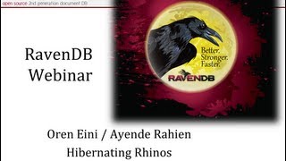 RavenDB Webinar  2013 1 [upl. by Elem]