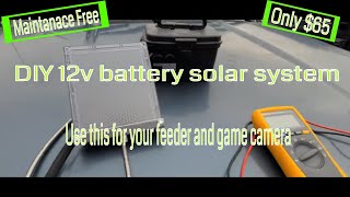 DIY 12v battery solar system [upl. by Cestar53]