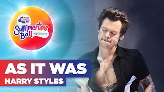 Harry Styles  As It Was Live at Capitals Summertime Ball 2022 [upl. by Ainola]