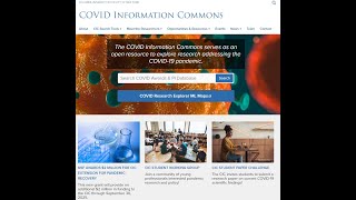 An Introduction to the COVID Information Commons  June 2023 [upl. by Guod]