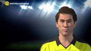 PES 2016  Shinji Kagawa face build [upl. by Enovi761]