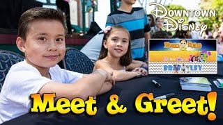 EvanTubeHD MEET amp GREET in Downtown Disney with Bratayley amp KittiesMama [upl. by Gherlein]