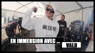 Immersion avec Vald au festival LOLLAPALOOZA avant la sortie de NQNT33 🔥🔥🎥 [upl. by Haseena]