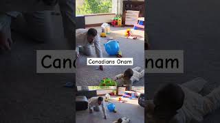 How white people celebrates Onam onam canadianlife viralvideo feel love [upl. by Olzsal695]