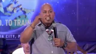 Bato Delarosa speaks in front of the Adventist Christians in Bukidnon [upl. by Tesler]